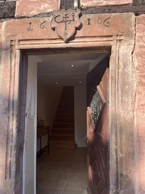 Plan de l'établissement Gite Le Clos Doré à Beblenheim Parking privé