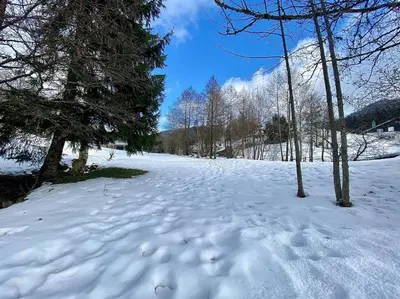 L'établissement Au Cocon du Haut Pergé en hiver