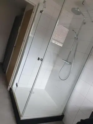 Salle de bains dans l'établissement Gîte du Charme - atypique et chaleureux