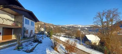 Vue générale sur la montagne ou vue sur la montagne depuis l'appartement