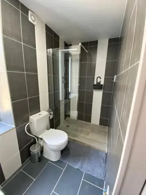 Salle de bains dans l'établissement Gîte au bord d’une rivière !