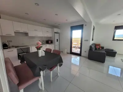 Cuisine ou kitchenette dans l'établissement Cocon zen et confortable à proximité de Colmar