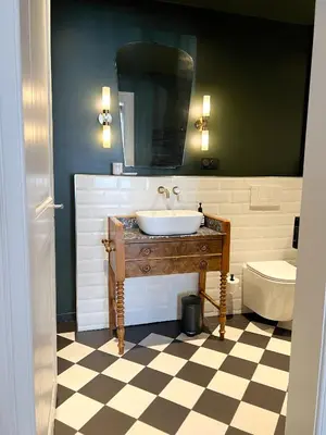 Salle de bains dans l'établissement Le Baumann Concept: Appartement de Charme dans un Monument Historique