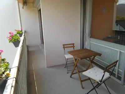 Balcon ou terrasse dans l'établissement Appartement avec balcon : Le Serenity