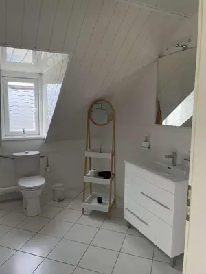 Salle de bains dans l'établissement Joli appartement avec place de parking Privé