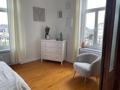 Coin salon dans l'établissement Nid urbain Colmarien - 4 personnes - garage