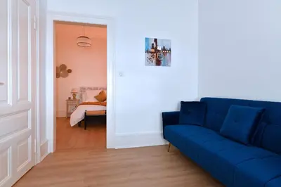 Un ou plusieurs lits dans un hébergement de l'établissement At Home in Colmar - City center