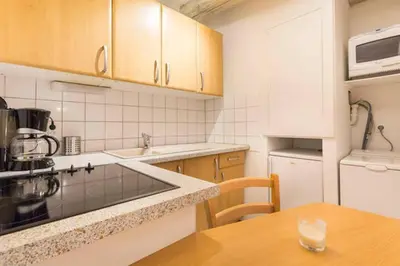 Cuisine ou kitchenette dans l'établissement Historic city center - Petite Venise suites