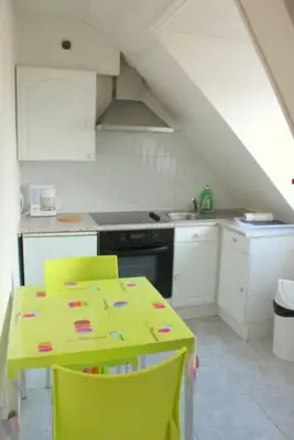Cuisine ou kitchenette dans l'établissement Lumineux F2 proche GARE TGV
