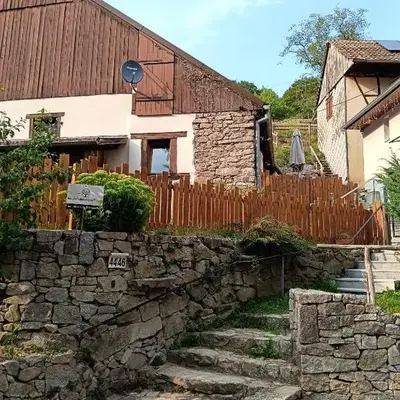 Charmant studio au calme à Murbach vue jardin
