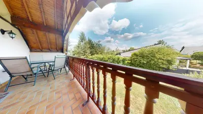 Balcon ou terrasse dans l'établissement Le Clos de Charlotte