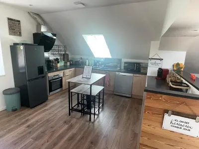 Cuisine ou kitchenette dans l'établissement Gîte de la Belette_Montagne de La Bresse