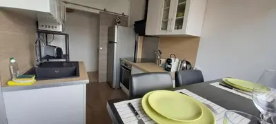 Cuisine ou kitchenette dans l'établissement NEW appartement proche gare et centre-ville