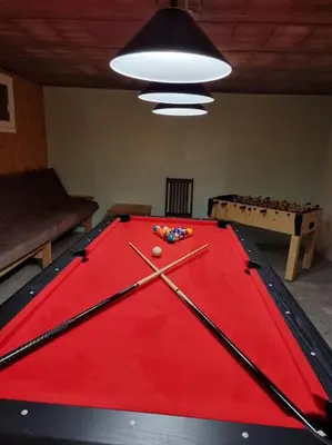 Billard dans l'établissement Domaine des oiseaux