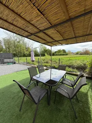 Jardin de l'établissement Gîte Centre Alsace proche d’Europa Park