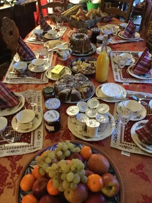 Nourriture dans la maison de vacances ou à proximité