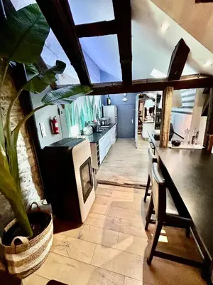 Cuisine ou kitchenette dans l'établissement Loft i gemelli