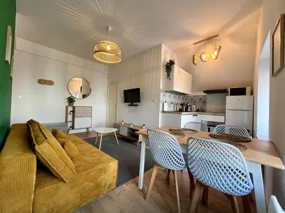 Cuisine ou kitchenette dans l'établissement La Cour de Clemenceau