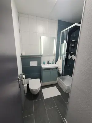Salle de bains dans l'établissement Magnifique Studio 26m2