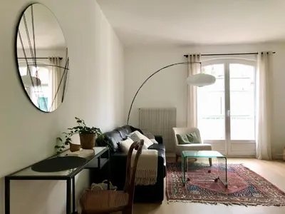 Coin salon dans l'établissement Appartement Coeur de Ville Cathédrale - Ascenseur -