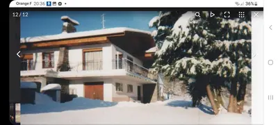 L'établissement Maison de la colline de pam en hiver
