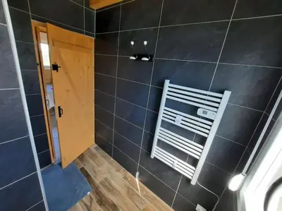 Salle de bains dans l'établissement Gîte Les sepneilles !
