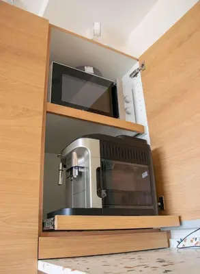 Cuisine ou kitchenette dans l'établissement Refuge Mil100