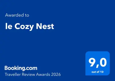 Certificat, récompense, panneau ou autre document affiché dans l'établissement le Cozy Nest