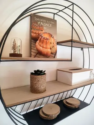 Coin salon dans l'établissement Alsace Chalet & Spa Meyer-Krumb