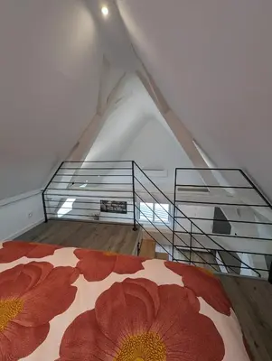 Un ou plusieurs lits dans un hébergement de l'établissement gîte chez Eric et Céline