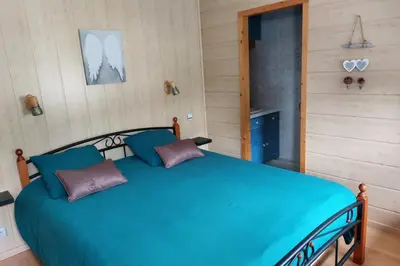 Un ou plusieurs lits dans un hébergement de l'établissement Maison Mitoyenne entre les lacs, proche du centre ville de Gérardmer