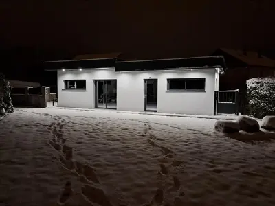 L'établissement GITE DE LA PIERRE PLATE en hiver