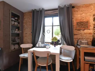 Plan de l'établissement Loft charmant à Leymen près de Bâle - Parking, espace vert, tout confort inclus - FR-1-744-7