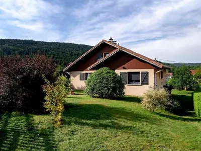 Paysage naturel près de le chalet
