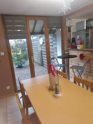 Cuisine ou kitchenette dans l'établissement Le Petit Veternat