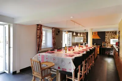 Cuisine ou kitchenette dans l'établissement Chez Odile - Charmante ferme rénovée