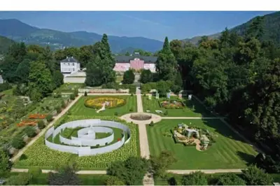 Vue générale sur la montagne ou vue sur la montagne depuis l'appartement