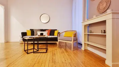 Coin salon dans l'établissement Épicure - Hyper Centre - Calme et Confort
