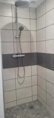 Salle de bains dans l'établissement Magnifique appartement le marronnier