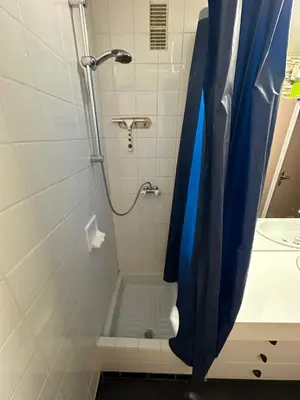Salle de bains dans l'établissement Studio situé au pied des pistes de LaBresse