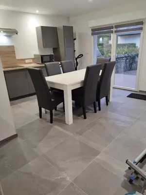 Cuisine ou kitchenette dans l'établissement Gîtel'harmonie2