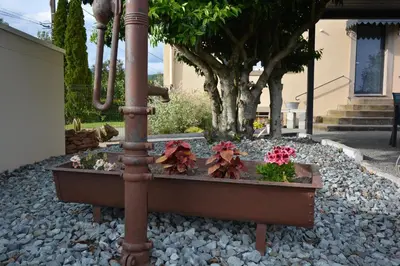 Jardin de l'établissement Gîte l'escapade 90