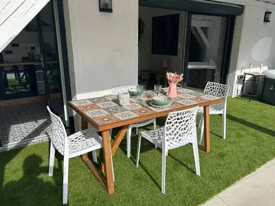 Terrasse ou espace extérieur de l'établissement Le cocon de Julien