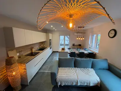Coin salon dans l'établissement Chez Sim et Vava