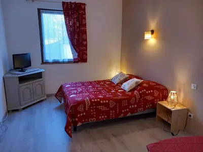 Un ou plusieurs lits dans un hébergement de l'établissement Gite Schlossberg