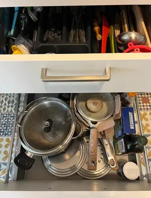 Cuisine ou kitchenette dans l'établissement Studio entre forêt et vignoble !