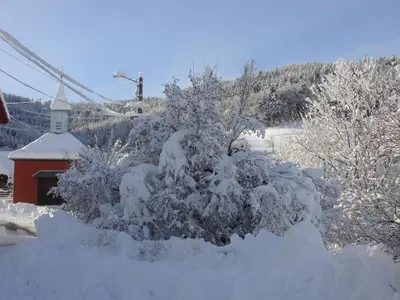 L'établissement Gîte au calme avec 2 chambres, terrasse, jardin, BBQ et parking inclus à Breitenbach-Haut-Rhin - FR-1-744-42 en hiver