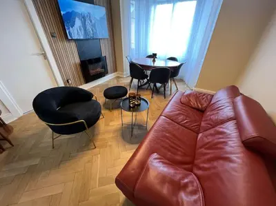 Coin salon dans l'établissement Esprit Mulhouse - 3 chambres de charme