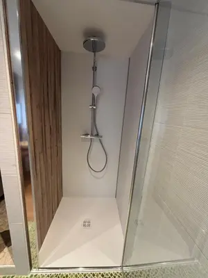 Salle de bains dans l'établissement Le Cocon du bord de l'Ill
