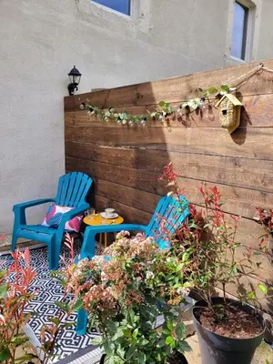 Jardin de l'établissement Cottage le Ni-La